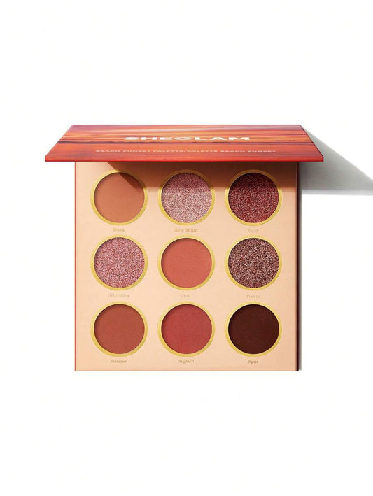 SHEGLAM Beach Sunset Palette 9-Color Shimmer