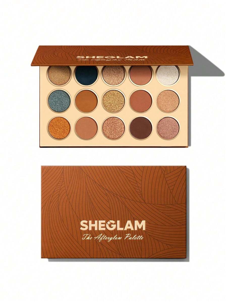SHEGLAM Afterglow Palette 15-Color Matte Gilding Shimmer