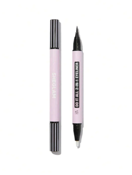 SHEGLAM Do It All 2-In-1 Eyeliner Waterproof Matte